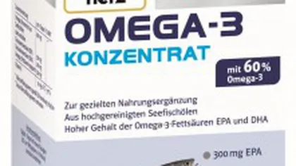 Un nou produs Doppelherz System Omega-3 Concentrat din gama Premium