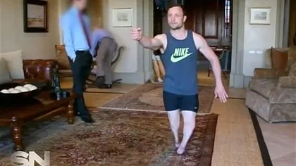 Imagini INCREDIBILE la reconstituire: Cum şi-a ucis Oscar Pistorius iubita VIDEO