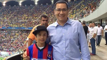 Victor Ponta, luat la întrebări de fiul său: 