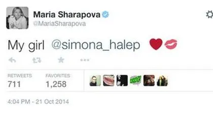 Maria Sharapova, MESAJ FABULOS pentru Simona Halep. E TARE DE TOT