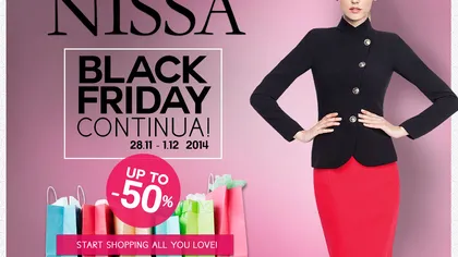 Black Friday continuă la NISSA cu un nou val de promoţii