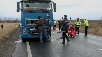ACCIDENT MORTAL pe DN7. Traficul rutier, blocat în Tălmaciu