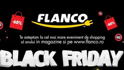 BLACK FRIDAY 2014: Flanco aşteaptă vânzări de 110 milioane lei, cu 50% mai mult faţă de 2013