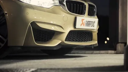 VIDEO Evacuare Akrapovic pentru BMW M4