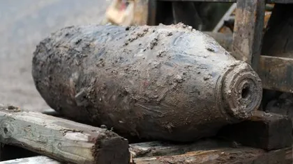 Bombă IMENSĂ din al Doilea Război Mondial, găsită pe un şantier din Ploieşti