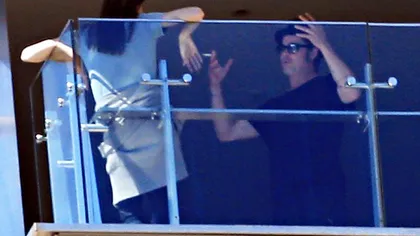 Angelina Jolie şi Brad Pitt, ceartă explozivă pe balcon VIDEO