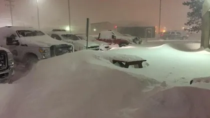 Iarnă grea în SUA: STARE de URGENŢĂ la New York. Stratul de zăpada poate depăşi 1,8 metri GALERIE FOTO VIDEO