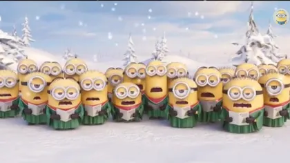 CLIPUL VIRAL al MOMENTULUI: MINIONII cântă colinde de Crăciun VIDEO