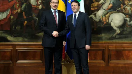 Premierul Italiei, critici dure la adresa lui Iohannis, care a fugit de dezbaterea finală cu Ponta