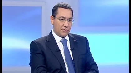 Ponta refuză să comenteze disputele din PSD privind separarea funcţiilor VIDEO