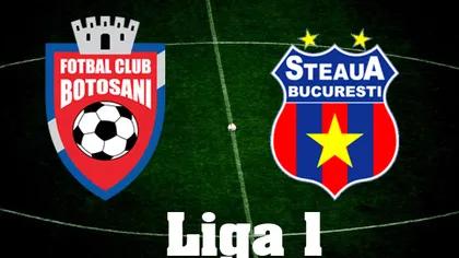 BOTOSANI-STEAUA 0-2 în etapa a 16-a din Liga I. 