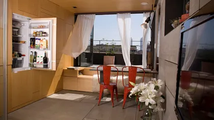 Idei MARI, pentru spaţii mici. Trăieşte în 24 de metri pătraţi, dar are confortul dintr-un apartament VIDEO