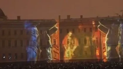 Spectacol de lumini impresionant la aniversarea a 250 de ani a Ermitajului VIDEO