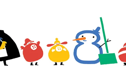 Google celebrează SOLSTIŢIUL DE IARNĂ printr-un Google Doodle