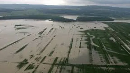 Sute de hectare de terenuri inundate în patru localităţi din Giurgiu