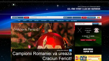Steaua şi-a scos emblema de pe site-ul oficial