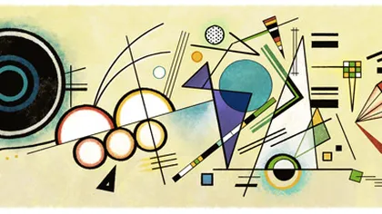 Wassily Kandinsky - 148 de ani de la naşterea lui Wassily Kandinsky, celebraţi de Google
