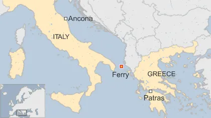 Incendiu pe un feribot în largul Greciei. 478 de persoane la bord sunt evacuate. Un mort, în urma incendiului