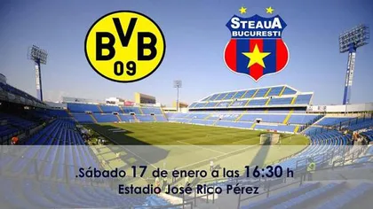 Steaua - Borussia Dortmund la TV! Unde vezi LIVE VIDEO amicalul de sâmbătă