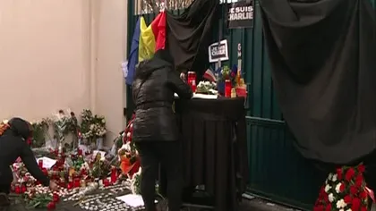 Manifestaţie în faţa Ambasadei Franţei, în memoria victimelor atentatelor de la Paris