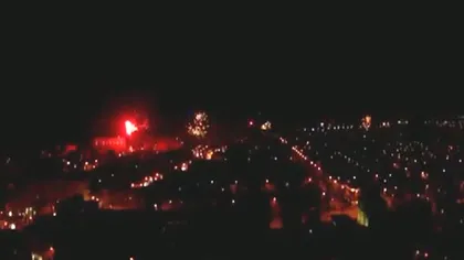 Revelion la Constanţa. Focul de artificii, filmat de o dronă VIDEO