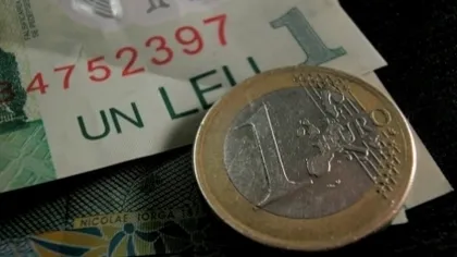 CURS BNR: Leul se apreciază uşor faţă de euro, francul elveţian şi dolar