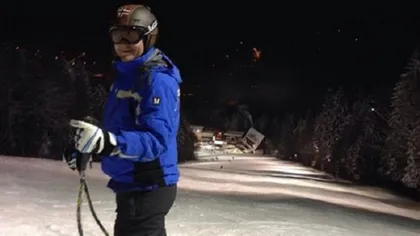 Incredibil! Şerban Huidu s-a urcat din nou pe schiuri după teribilul accident. FOTO