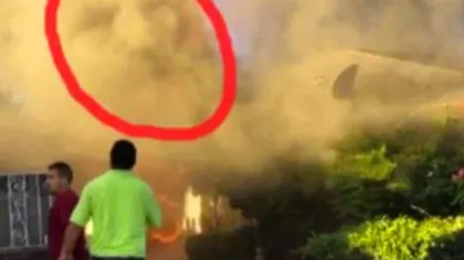 Chipul lui Iisus Hristos, format într-un nor de fum la un incendiu, a salvat un om de la moarte FOTO