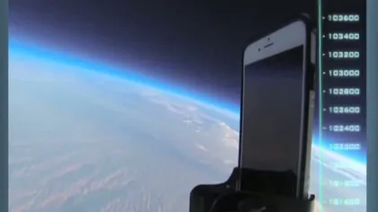 Au aruncat un iPhone 6 din SPAŢIU. Cum arată după o cădere de 30 de KILOMETRI VIDEO