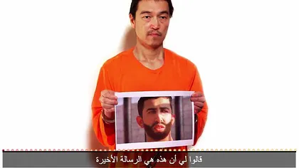 Statul Islamic ameninţă că va executa în următoarele 24 de ore un ostatic japonez şi un pilot iordanian