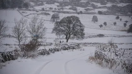 Iarnă grea în Marea Britanie. A nins cu fulgere şi tunete. Traficul a fost dat peste cap GALERIE FOTO VIDEO