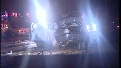 Accident cumplit în Capitală: Un şofer începător şi-a ucis doi prieteni VIDEO