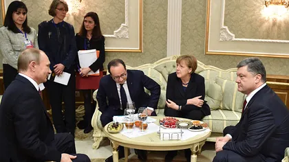 Negocierile de la Minsk. Poroşenko şi Putin au ajuns la un ACORD PARŢIAL privind criza din Ucraina - UPDATE