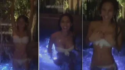 Iubita lui Mario Gotze, dans sexy în piscină. Imagini încântătoare cu superba blondă VIDEO