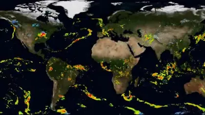 Prima hartă mondială a precipitaţiilor, realizată de NASA - VIDEO