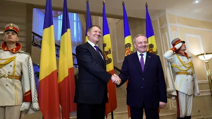 Klaus Iohannis, întâlnire cu partidele de la Chişinău: 