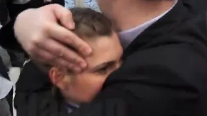 Summitul de la Minsk: Paza de corp a lui Petro Poroşhenko i-a închis gura unei jurnaliste din Rusia VIDEO