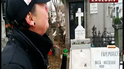 Anca Pandrea, aniversare în cimitir, la împlinirea a 69 de ani VIDEO