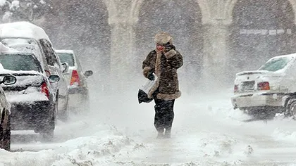 Vremea rea face PRĂPĂD. COD GALBEN de ninsori şi viscol în 23 de judeţe şi în Bucureşti