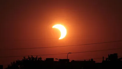 ECLIPSA DE SOARE: Cum se va produce eclipsa de soare. ANIMAŢIE