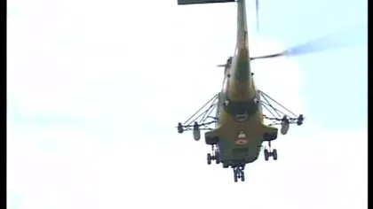 Aterizare forţată în Argeş. Un elicopter a rămas fără o elice în timpul zborului