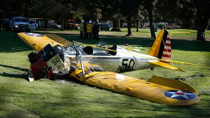 Harrison Ford s-a prăbuşit cu avionul pe care îl pilota. VIDEO