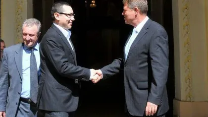 Victor Ponta s-a întâlnit cu Klaus Iohannis: 