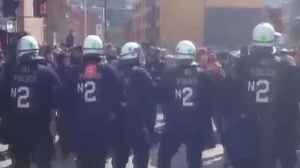 Proteste violente la Montreal: Manifestanţii anti-austeritate s-au încăierat cu forţele de ordine VIDEO