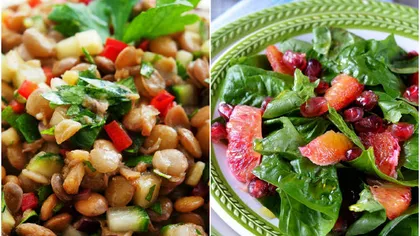 Ce mâncăm când ţinem dietă: Salate sănătoase, cu verdeţuri de primăvară