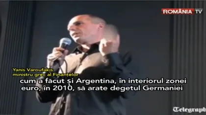 Un prezentator al televiziunii germane recunoaşte că a trucat clipul cu ministrul grec Varoufakis