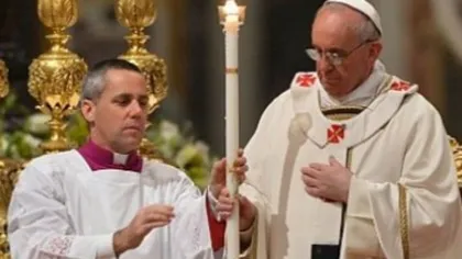 Papa Francisc a oficiat slujba de Înviere la Vatican