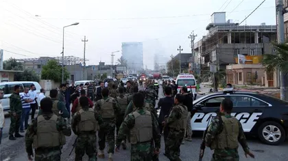 Statul Islamic a revendicat atentatul sinucigaş de la Erbil, din apropiere de Consulatul american