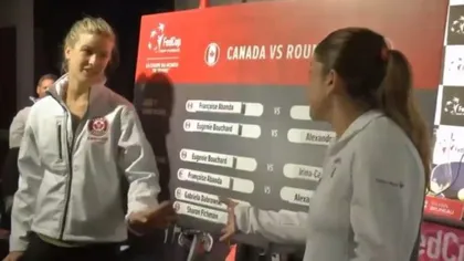 Surpriză la Fed Cup. Alexandra Dulgheru a învins-o pe Eugenie Bouchard. Canada-România 1-1