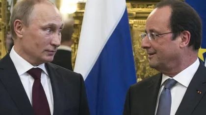 Hollande face presiuni asupra lui Putin: Preşedintele francez îi cere să aplice Acordurile de la Minsk